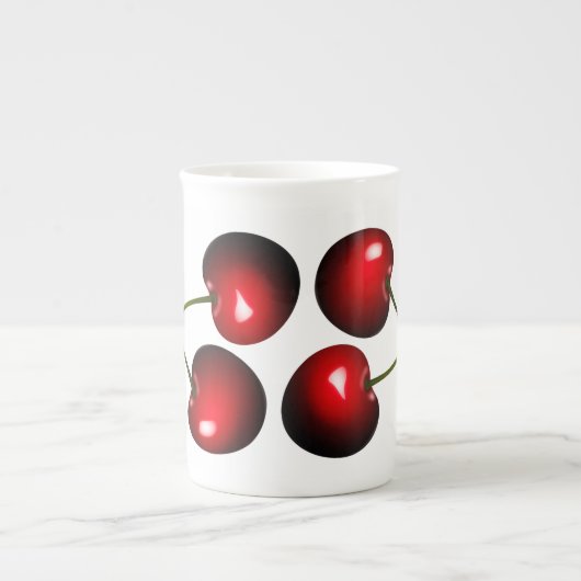 Cherries Bone China Tasse (Vorderseite)