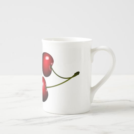 Cherries Bone China Tasse (Rechts)
