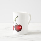 Cherries Bone China Tasse (Vorderseite Rechts)
