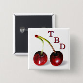 Cherries Button (Vorne & Hinten)