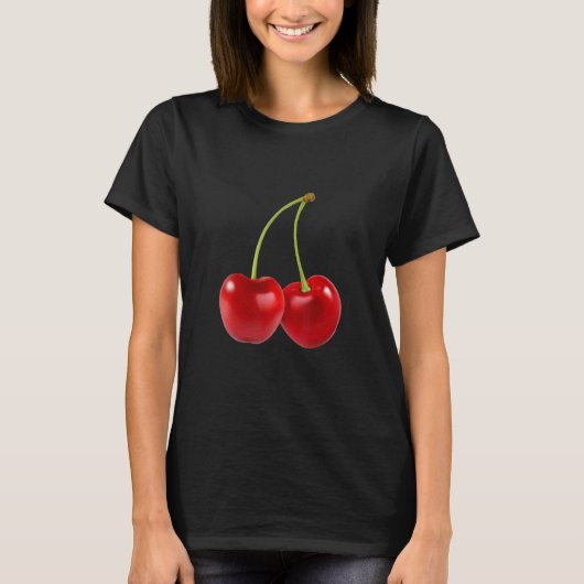 Cherries Cherry Fruit Fruits T-Shirt (Vorderseite)