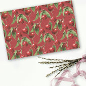 Cherries Cherry Red Pattern Seidenpapier
