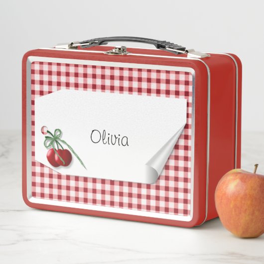 Cherries Curl Tag Lunch Box (Beispiel)