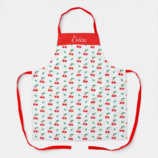 Cherries Custom Schürze (Vorderseite)