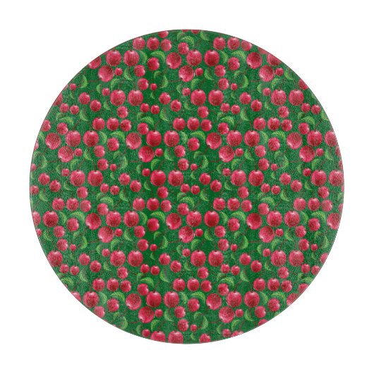 Cherries Cutting Board Schneidebrett (Vorderseite)