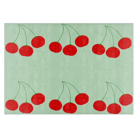 Cherries Cutting Board Schneidebrett (Vorderseite)