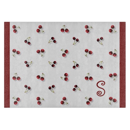 Cherries Cutting Board Schneidebrett (Vorderseite)