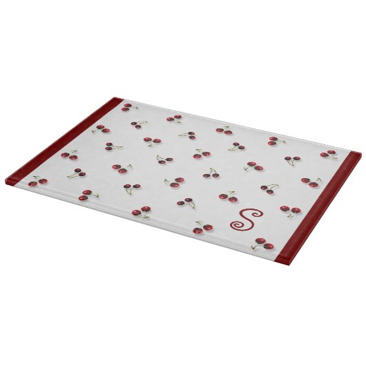 Cherries Cutting Board Schneidebrett (Ecke)