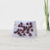 Cherries Dankeskarte (Rückseite)