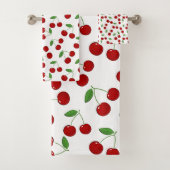 Cherries Design Badehandtuch Set (Insitu)