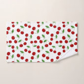 Cherries Design Badehandtuch Set (Handtuch)