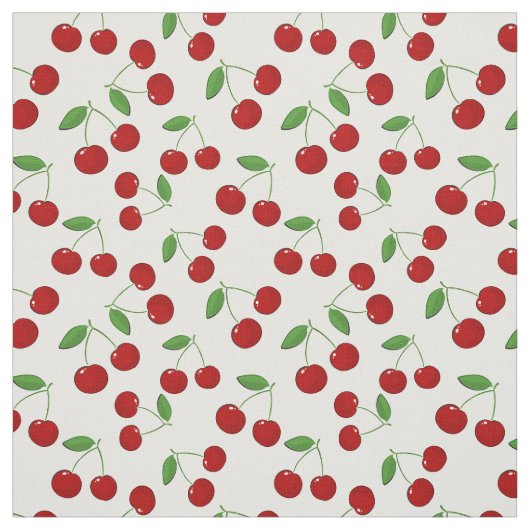 Cherries Design Fabric Stoff (Muster)