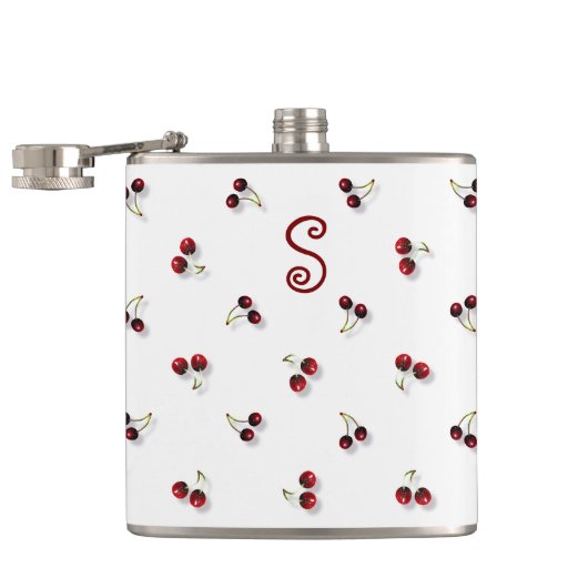 Cherries Flask Flachmann (Geöffnet)