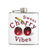 Cherries Flask Flachmann (Vorderseite)
