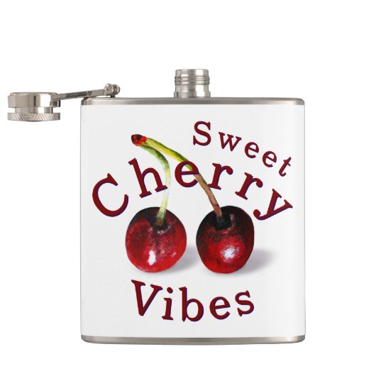 Cherries Flask Flachmann (Geöffnet)