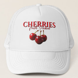 Cherries fresh picked  truckerkappe