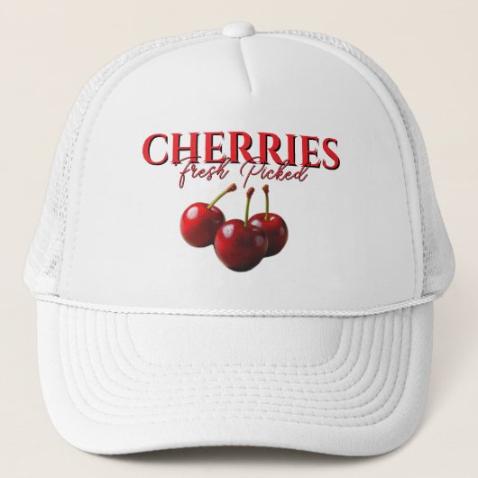 Cherries fresh picked truckerkappe (Vorderseite)