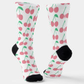 Cherries Fruchtmarktmuster Socken (Gewinkelt)