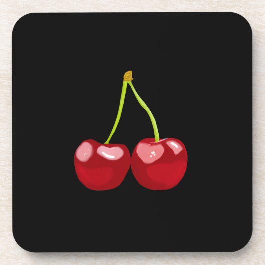 cherries getränkeuntersetzer (Vorderseite)