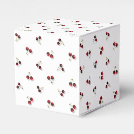 Cherries Gift Favor Box Geschenkschachtel