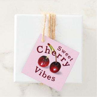 Cherries Gift-Tag Geschenkanhänger