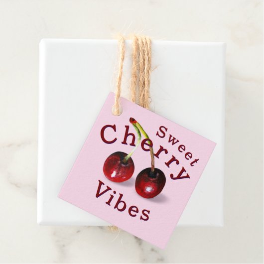 Cherries Gift-Tag Geschenkanhänger (Beispiel)