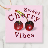 Cherries Gift-Tag Geschenkanhänger (Vorderseite)