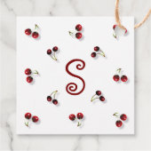 Cherries Gift-Tag Geschenkanhänger (Rückseite)