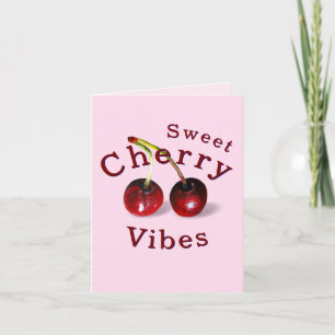 Cherries Grußkarte Karte