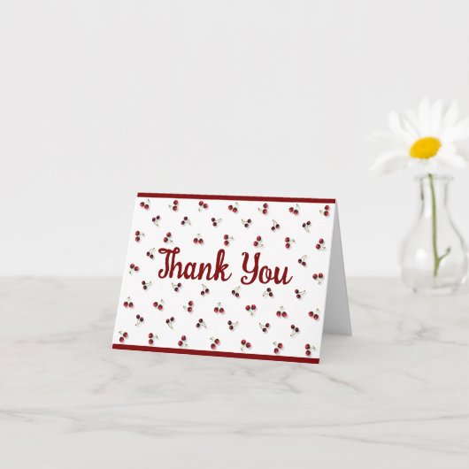 Cherries Grußkarte Karte (Kleines Gewächs)