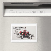 Cherries Gusto Poetry Magnet (In Situ (Geschirrspüler))