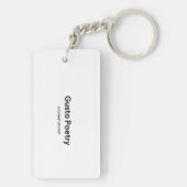 Cherries Gusto Poetry Schlüsselanhänger (Rückseite)