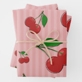 Cherries Illustration Geschenkpapier Set (Beispiel)