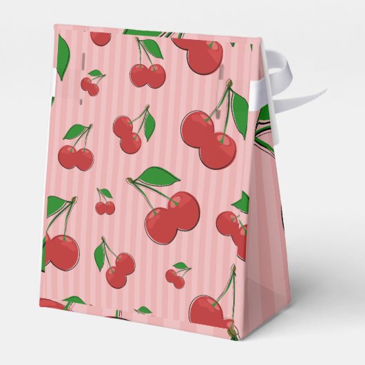 Cherries Illustration Geschenkschachtel (Rückseite)