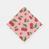 Cherries Illustration Serviette (Ecke)