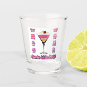 Cherries Jubilee Martini Cocktail Recia Art Schnapsglas