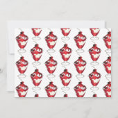 Cherries Jubilee Sundae Ice Cream Social Party Einladung (Rückseite)