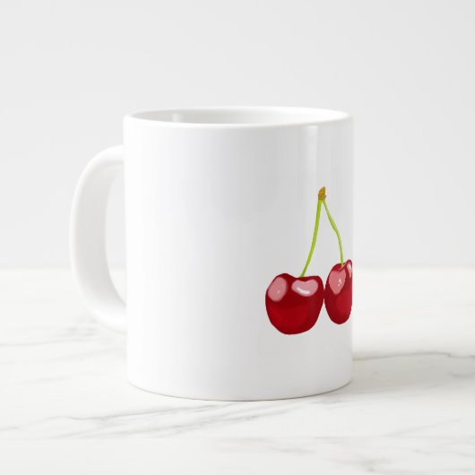 Cherries Jumbo-Tasse (Vorderseite Links)