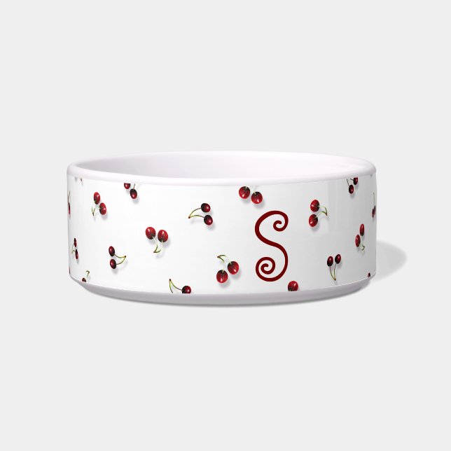 Cherries Keramik Pet Bowl Napf (Vorderseite)