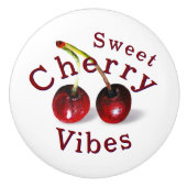 Cherries Knob Keramikknauf (Vorderseite)