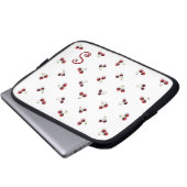 Cherries Laptop Sleeve (Vorne Knopf)