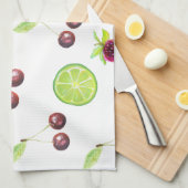 Cherries Limes Erdbeeren Geschirrtuch (Viertel Falte)