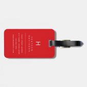 Cherries Luggage Tag Gepäckanhänger (Rückseite horizontal)
