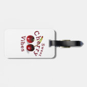 Cherries Luggage Tag Gepäckanhänger (Rückseite horizontal)