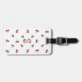 Cherries Luggage Tag Gepäckanhänger (Vorderseite horizontal)