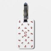 Cherries Luggage Tag Gepäckanhänger (Rückseite vertikal)