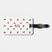 Cherries Luggage Tag Gepäckanhänger (Rückseite horizontal)