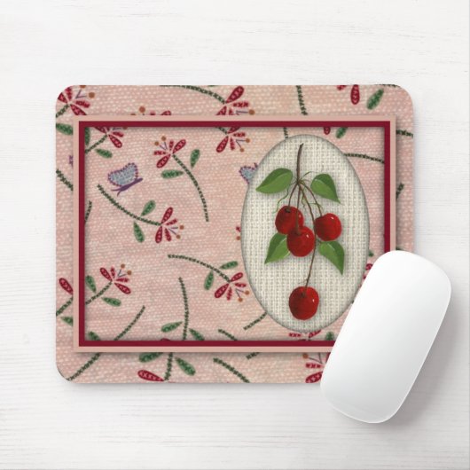 Cherries Mousepad (Mit Mouse)