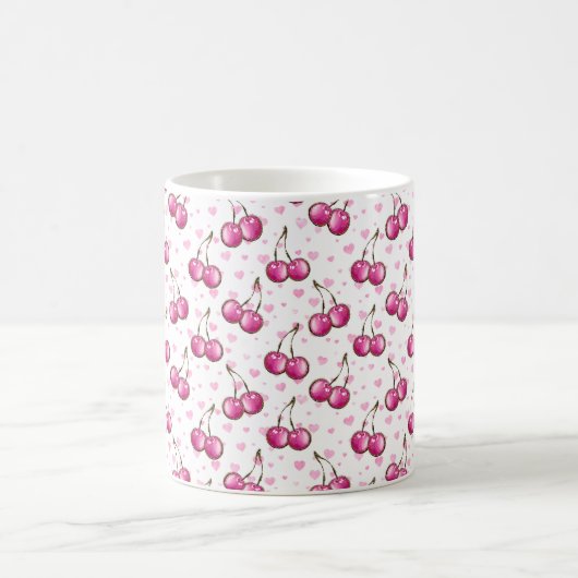 Cherries Muster Kaffeetasse (Mittel)