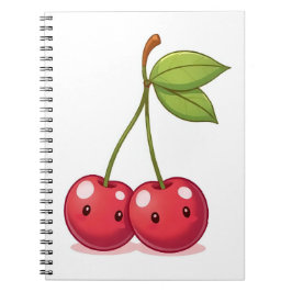 Cherries notebook  notizblock
